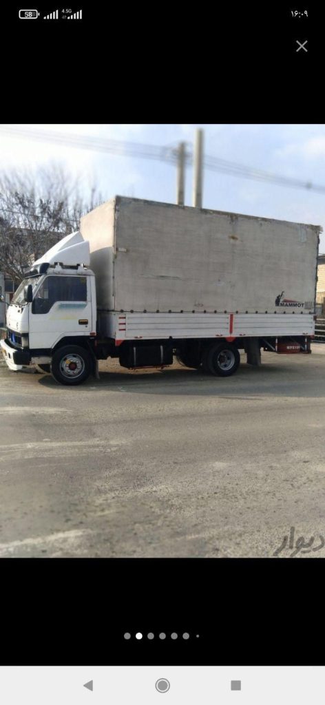 باربری حمل ونقل اسباب اثاثیه.خاور مسقف همراه کارگر